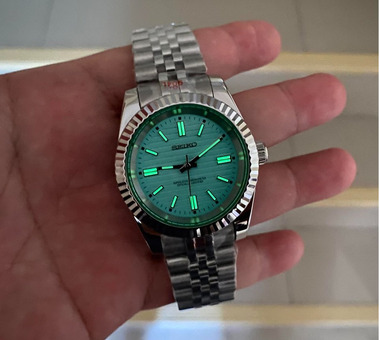 Seiko Oyster Perpetual - Tiffany Blue