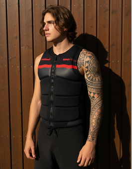 ALLMUS Red Stripe Impact Vest - 4