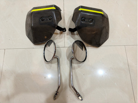 Hand guards and mirrors